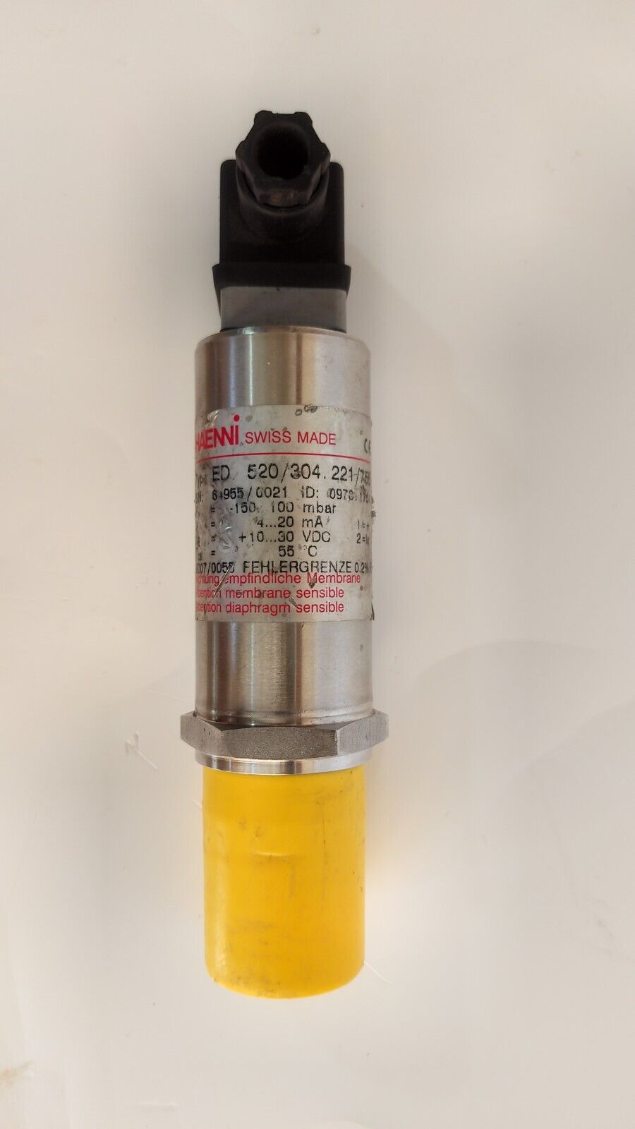 Haenni ed 520/304.221 / ED520 / 304.221 Pressure Sensor